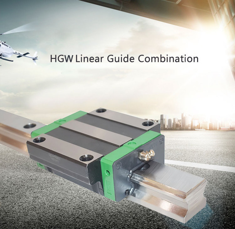 Linear Guide Rail And Block With Linear Slider HGW25 Linear Slide Rail HGH25 Linear block