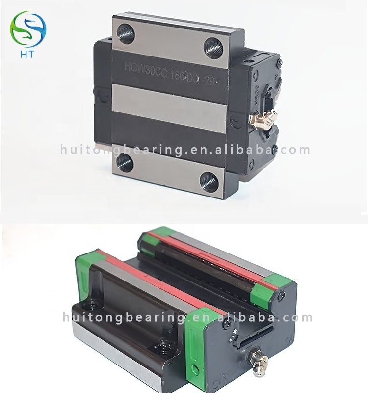 Linear Guide Rail And Block With Linear Slider HGW25 Linear Slide Rail HGH25 Linear block