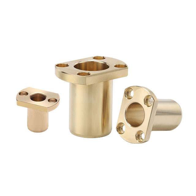 Factory Customized Quality Wrapped Cast Bucket Bushing Drill Flange Copper Graphite Bronze Bushings