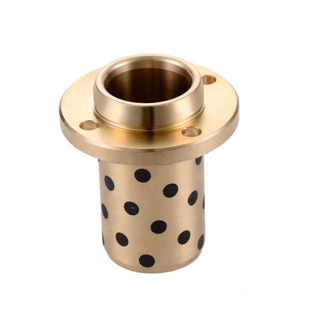 Electric Motor Brass Sleeve Machinery Use Self Lubricating Graphite Bearing Bronze Bushings