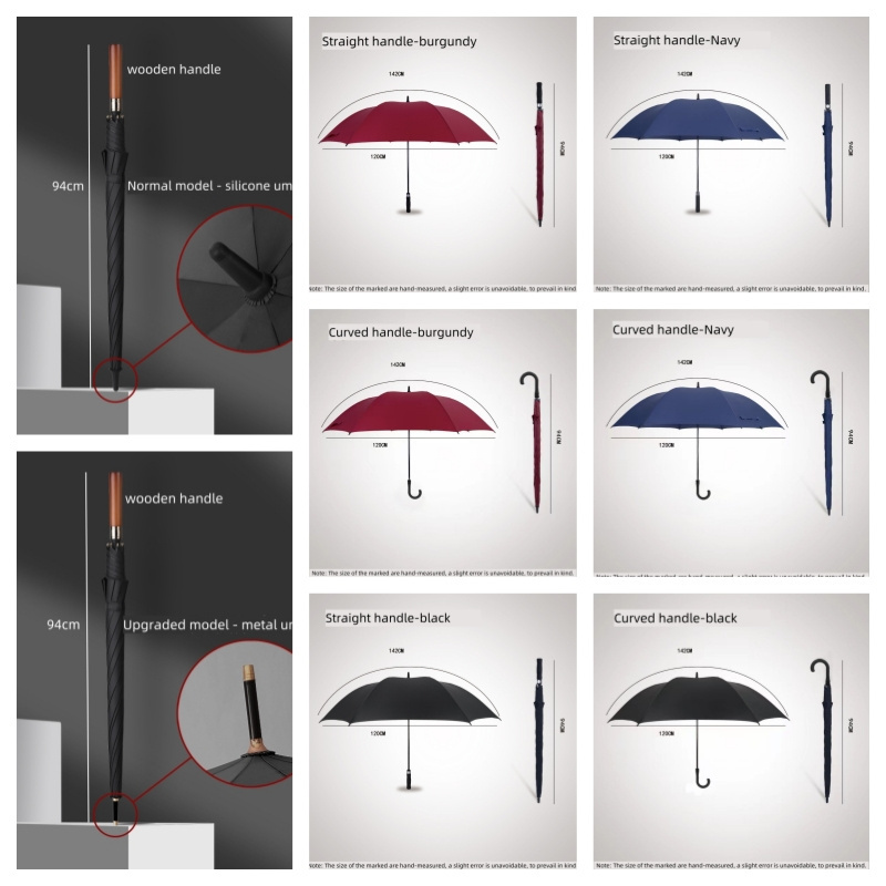 Newest Design Unique Style Carbon Fiber Golf Umbrella Super Waterproof and Windproof Ultralight for Rain