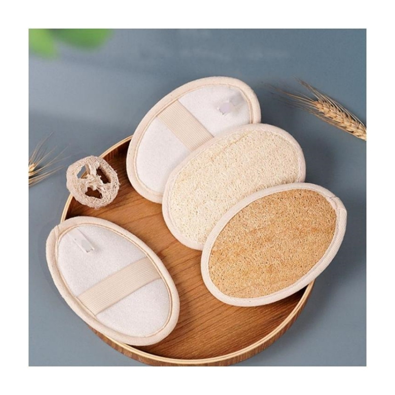 Biodegradable Disposable Exfoliating Shower Sponge Pad Loofah Scrub for Men and Women Household Cleaning Tool & Accessory