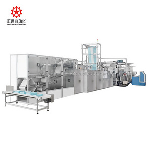 Mattress Making Machine for Adult/patient High Efficiency Under Pad Production Line Disposable Diaper Machine PLC+Touch Screen