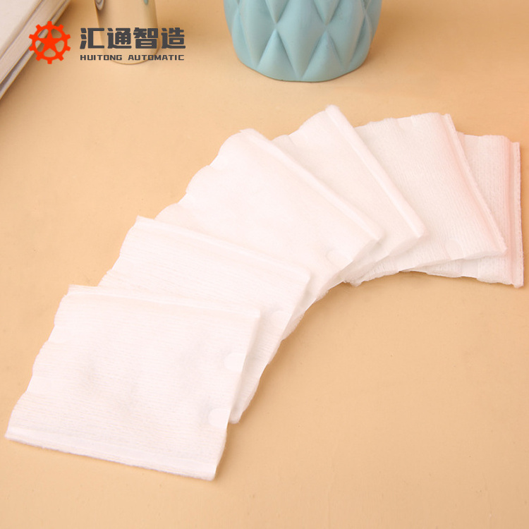 2024 New Launching Factory directly sale Ultrasonic makeup cotton machine disposable soft cotton towel making machinery