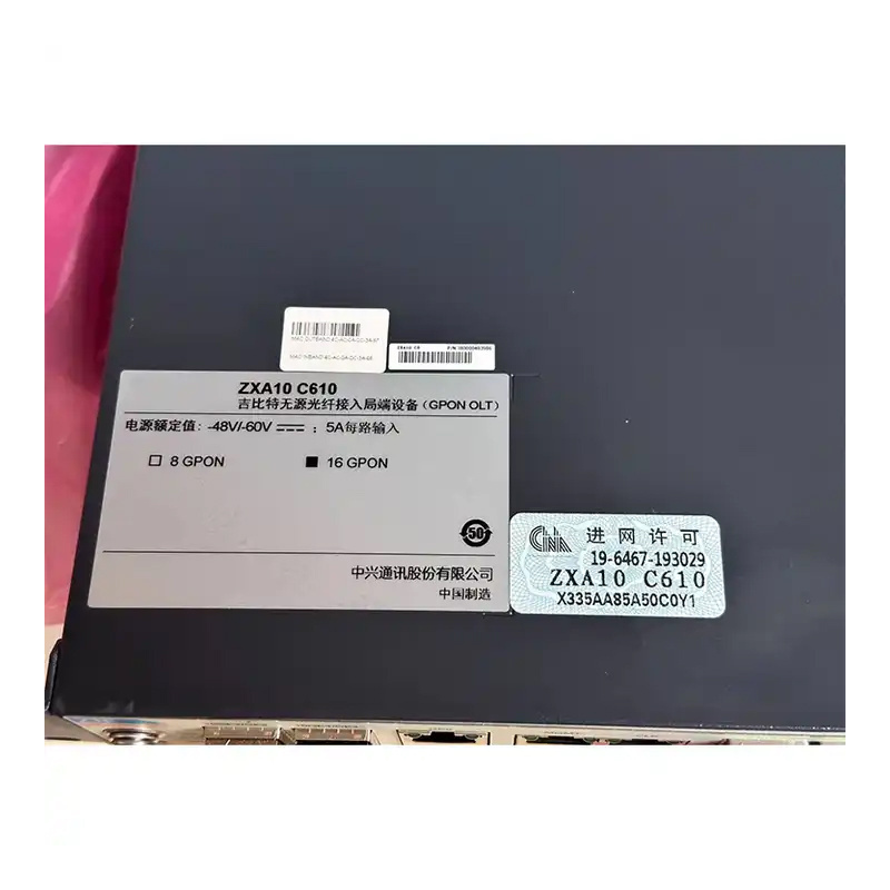 New original ZTE XGPON OLT C600 C610 C620 C650 ZTE 10G xgs-pon OLT Optical Line Terminal