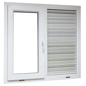 WANJIA Customized shutter window/ aluminum shutter/ glass louvre window