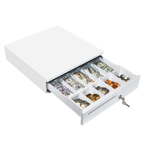 New Arrival Portable 5 Bill 5 Coin Rj11 Rj12 High Quality Metal Supermarket Cash Register Safe Box Drawer