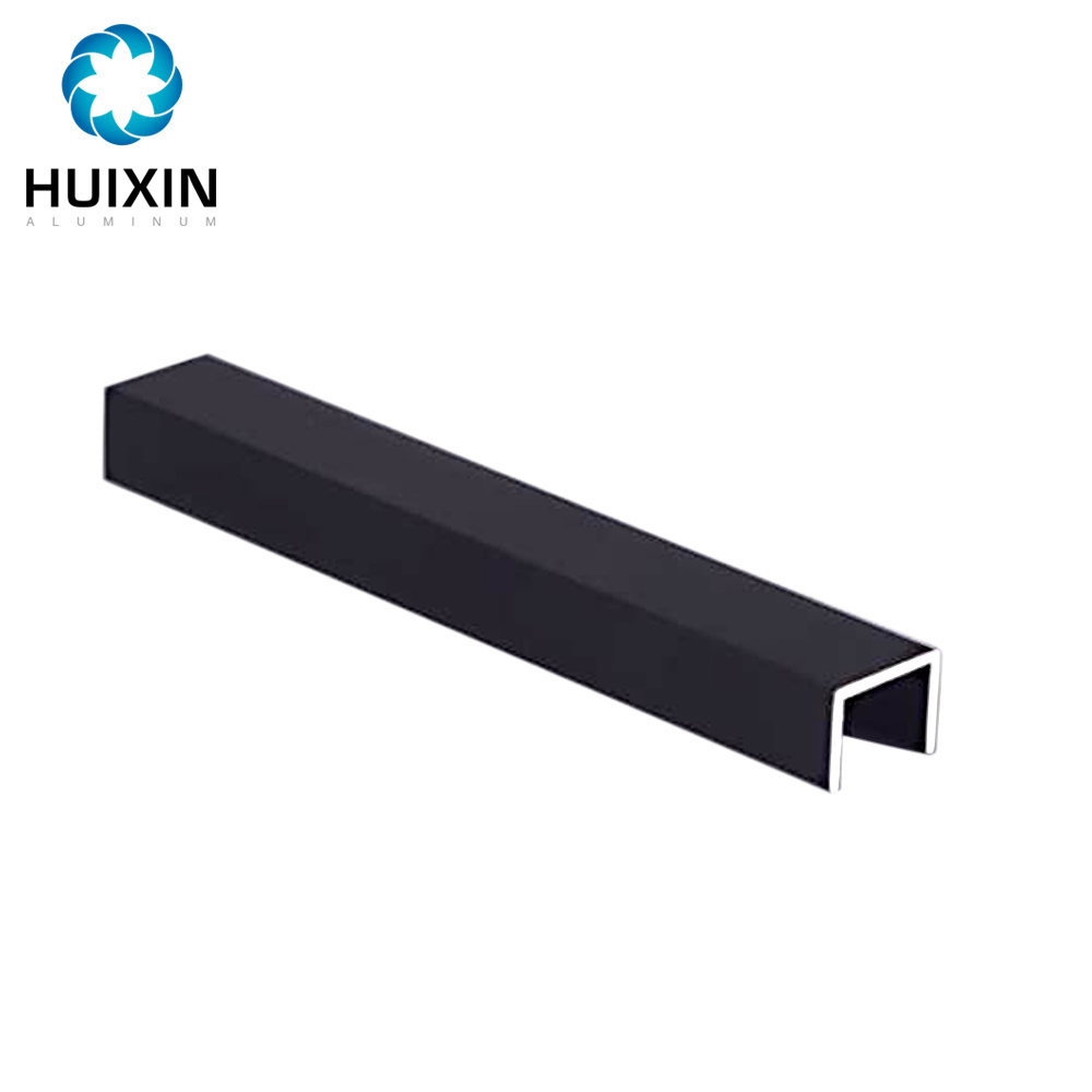 Aluminum 6063 Extrusion U-Shaped Tube,aluminium u channel railing profile