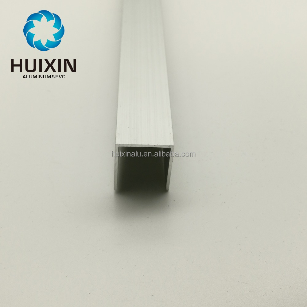 Aluminum 6063 Extrusion U-Shaped Tube,aluminium u channel railing profile