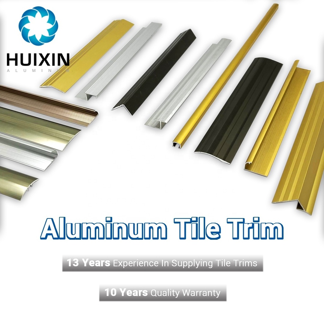 Custom Aluminum Tile Edging Trim Aluminum Transition Strips Tile Trim