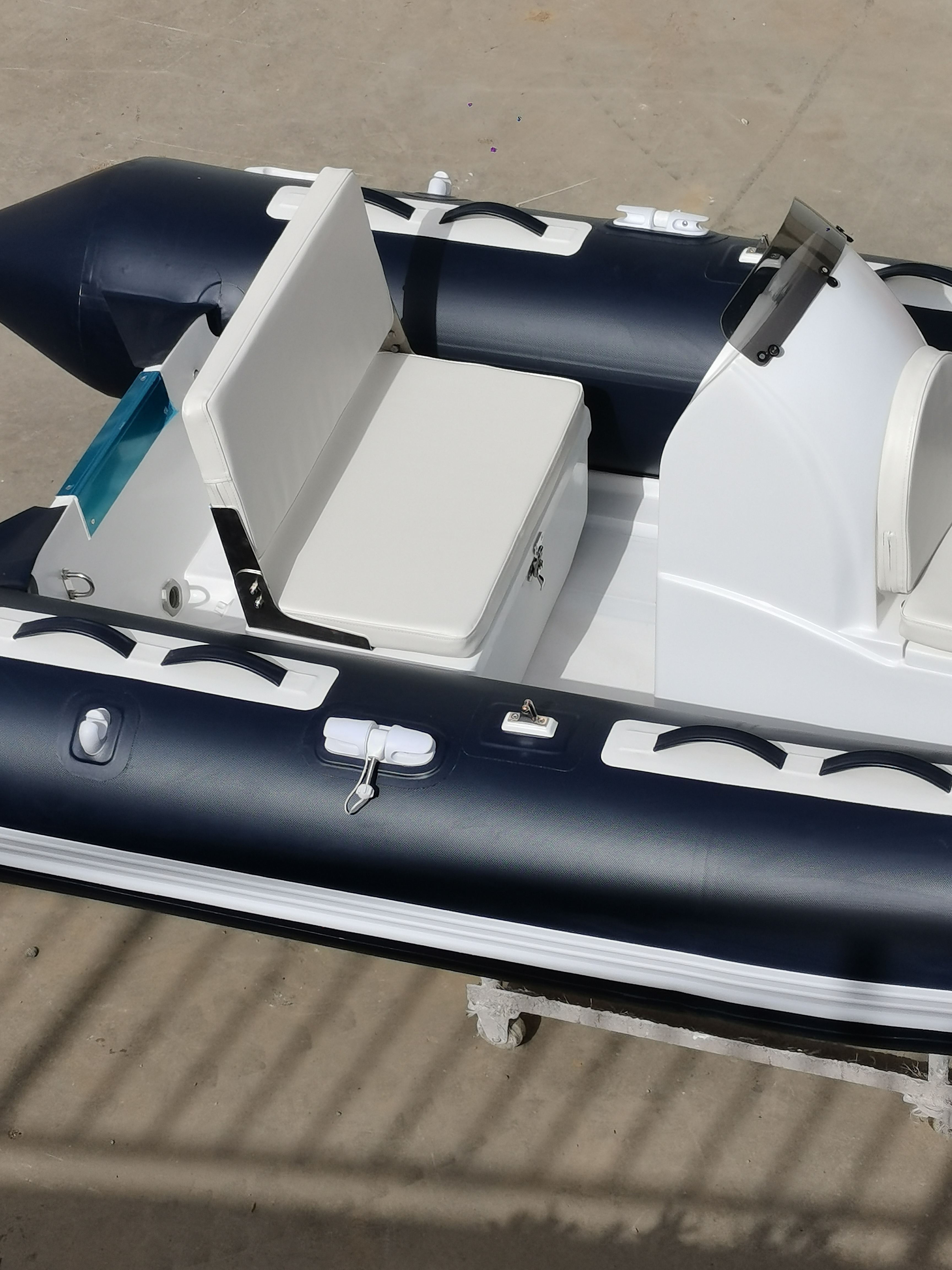 3.6m  Semi-Rigid Inflatable Boat With Steering Console