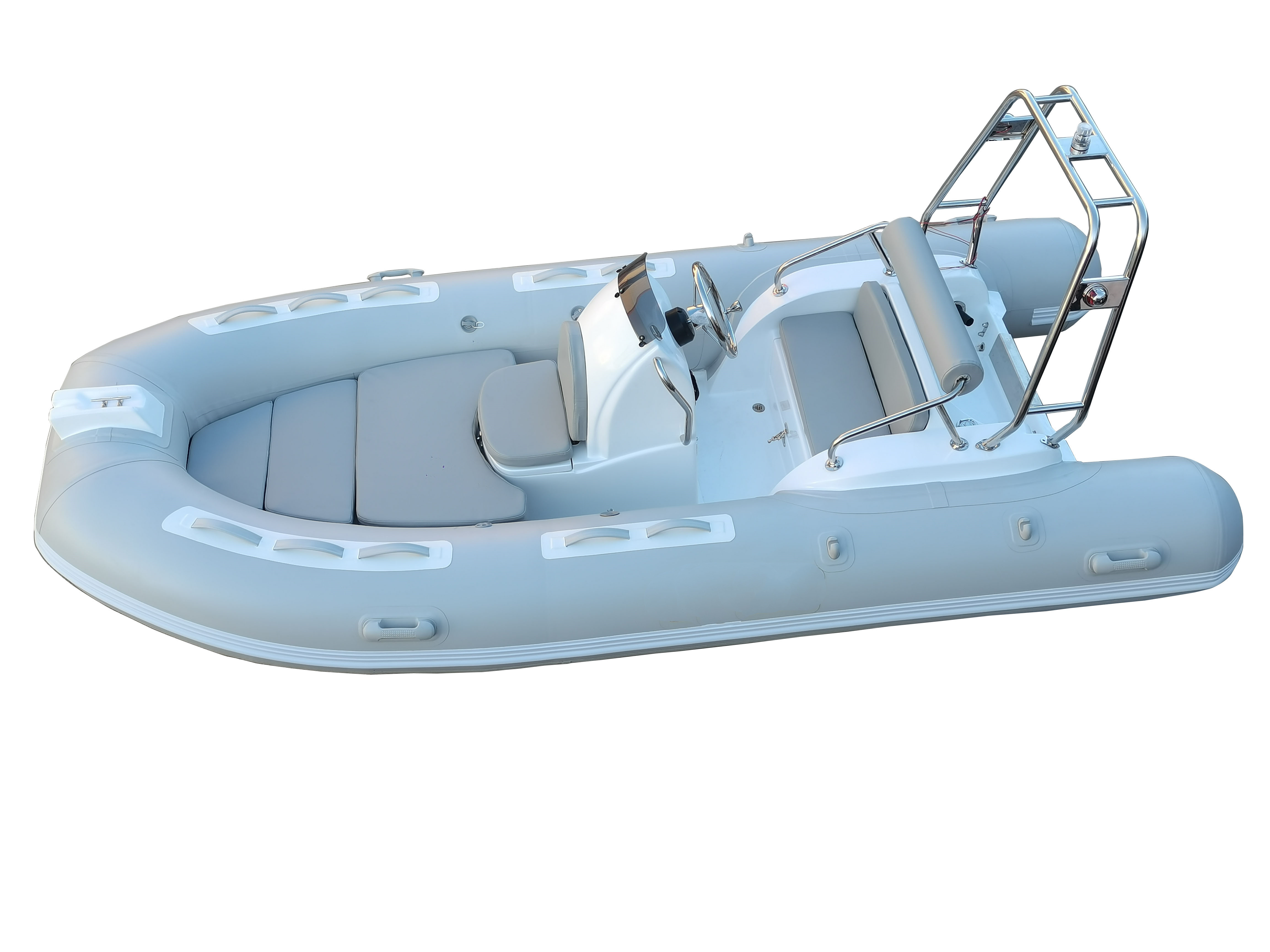 12.8Ft Inflatable Dinghy Yacht Tender Fishing Rowing Boats 3.9m