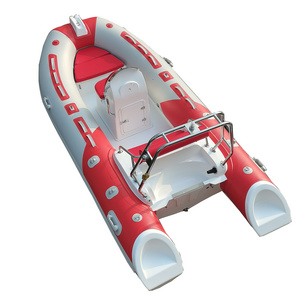 RIB390C  Factory Direct Sale 6 people Center Console Inflatable Fiberglass Boat Dinghy Yacht