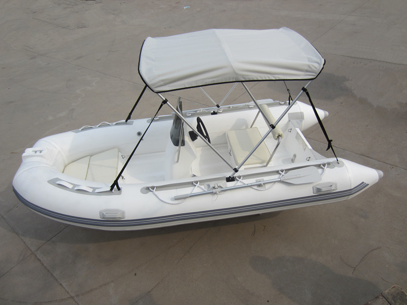 Popular 12.8Feet RIB390 Semi-rigid hull inflatable boat for sale