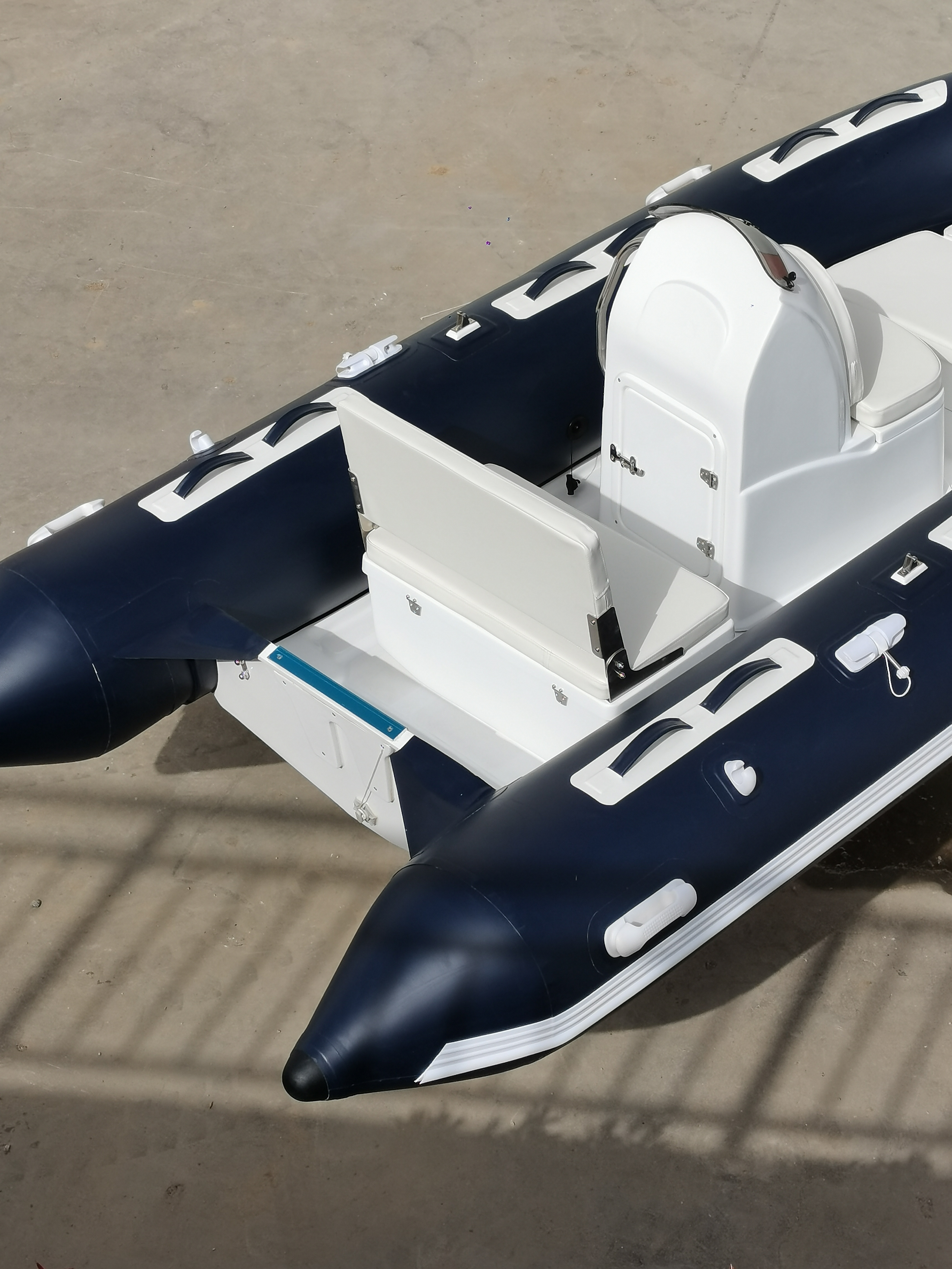 3.6m  Semi-Rigid Inflatable Boat With Steering Console