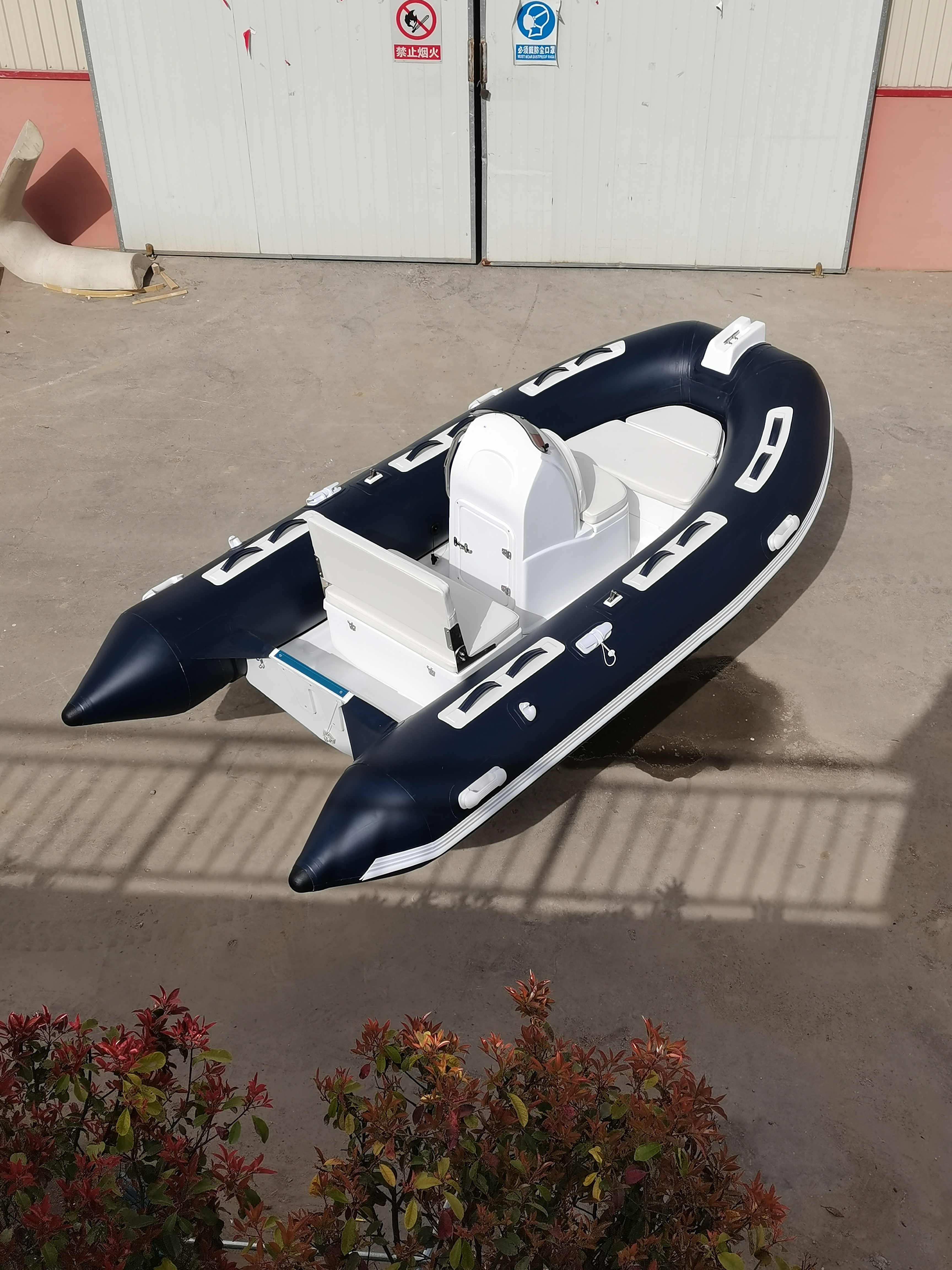 3.6m  Semi-Rigid Inflatable Boat With Steering Console