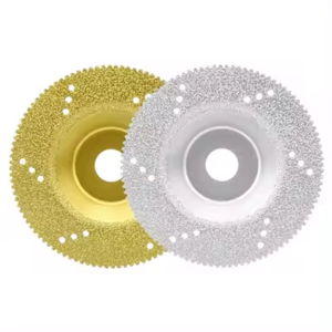 Brazed cutting disc high quality 4"100mm Vacuum Brazed Diamond Cup for Marble Granite Ceramic Quartz Cutting and Grinding