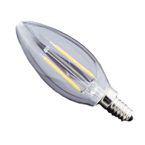 C35-2D(2) LED Filament Bulb E12 E14 BD15 LED Light Bulb