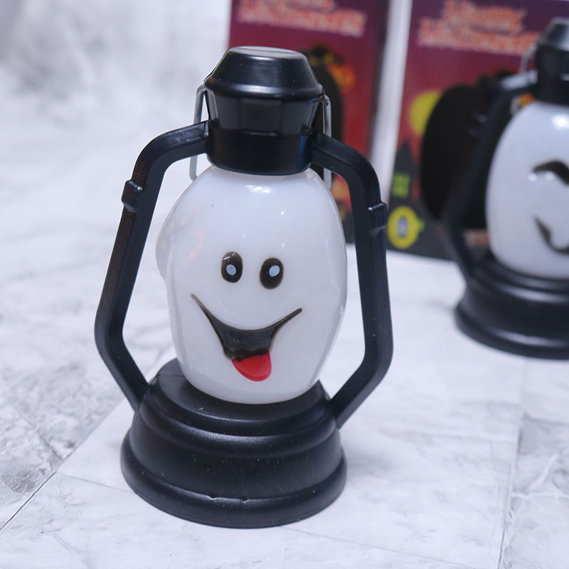 Halloween Ghost LED Flame Candle KTV Bar Nightlight Horse Lantern for Parties and Birthdays Window Shooting Props