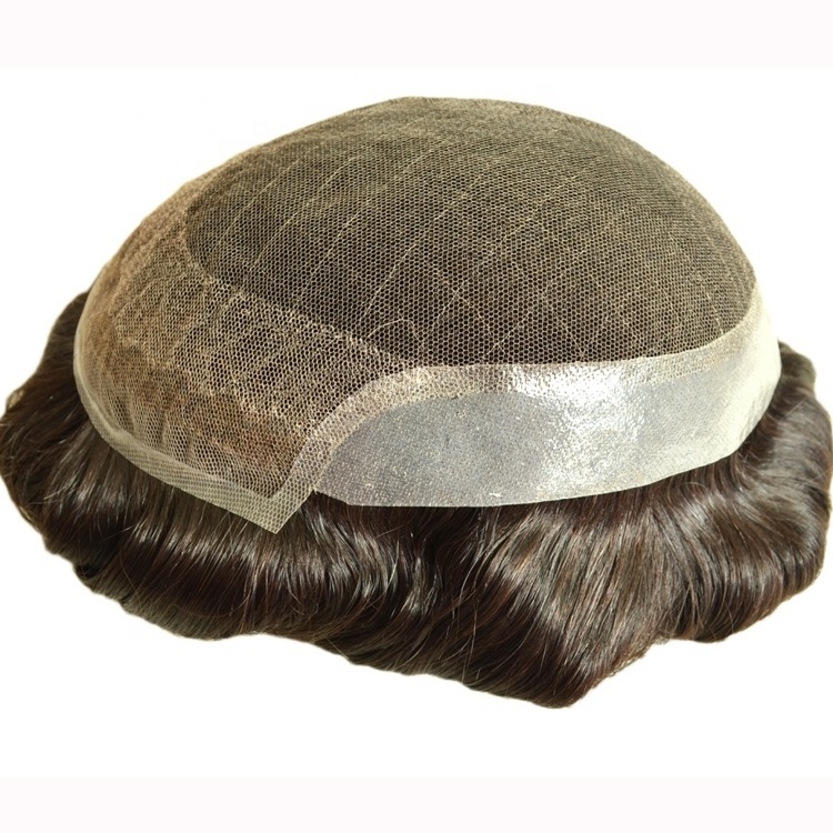 Hair High Quality Human Hair Men's Hairpieces Men's Toupee