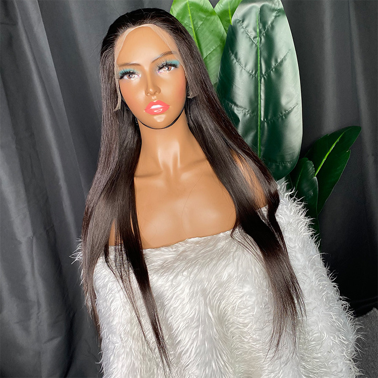 Human Hair Lace Front Wig Remy HD Lace Wigs for Black Brazilian Front Natural Alimina Mink Women Wholesale Transparent Swiss OEM