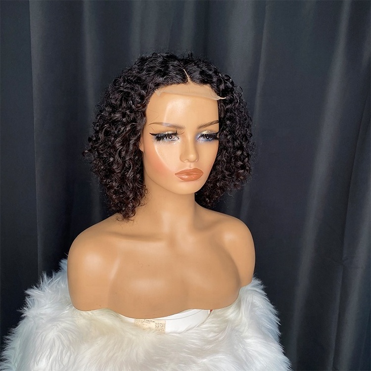 Unprocessed Wholesale Short Mink Virgin Raw Remy Indian Brazilian Silky Straight Human Hair Machine Make Wig