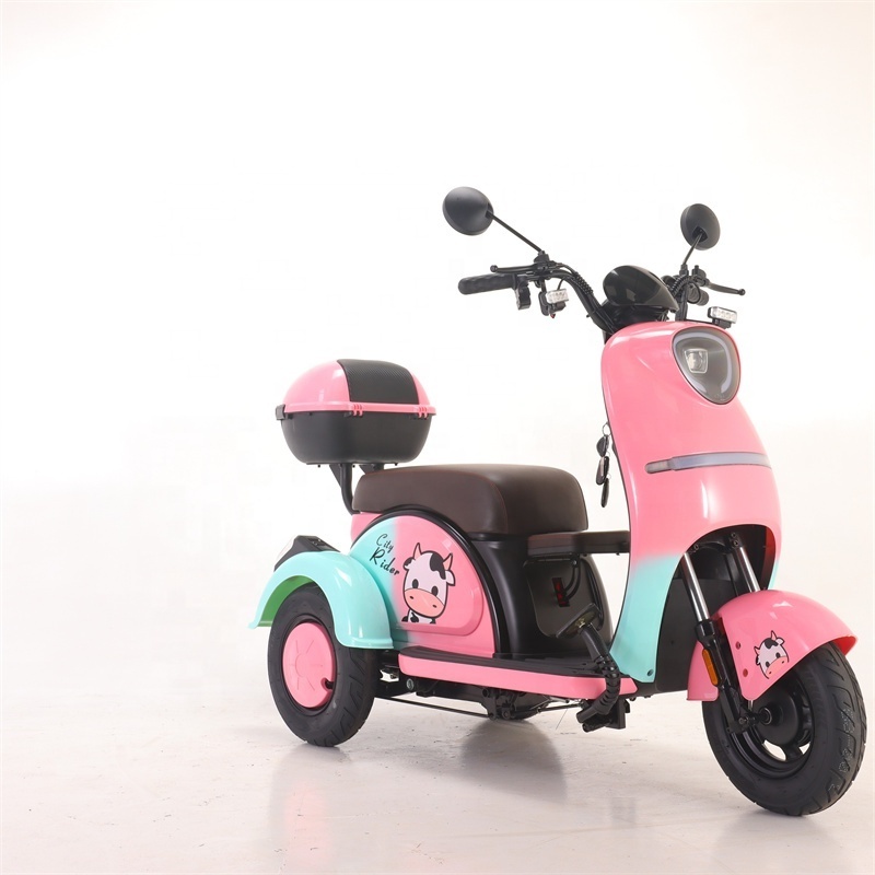 Factory Wholesale Scooters Three Wheels Four Wheels Tricycle Rickshaw Adult Electric Bicycle Tricycles For Women