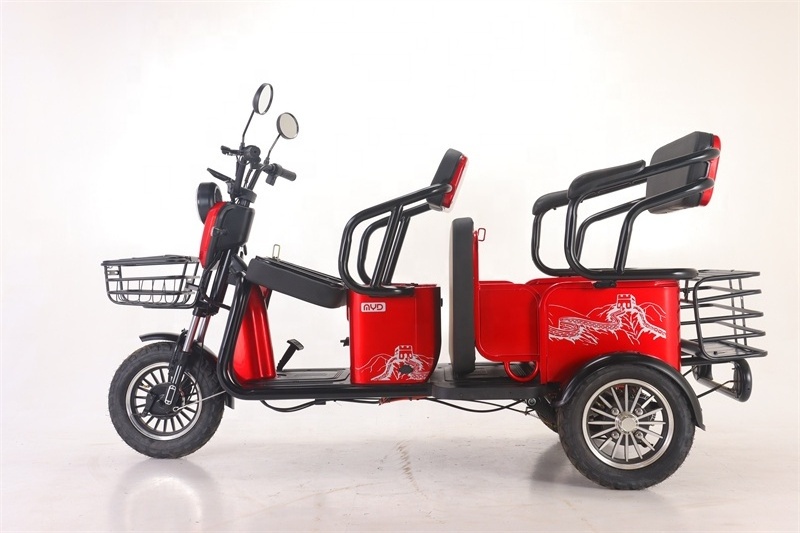 Factory supply  adults 650W 3 wheel car cargo passenger double use electric chinese electric tricycle fat tire electric tricycle