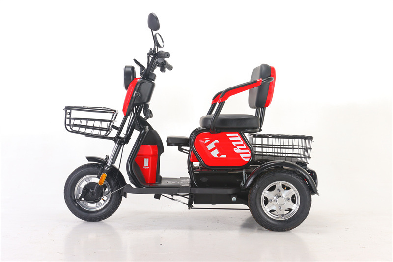 New Product Scooter Motor Car Adult Bike Tricycle Electric Truck Electric Bike 3 Seater 3-Wheel Manual Motorized Tricycle