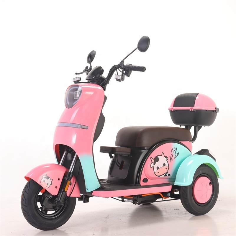 Factory Wholesale Scooters Three Wheels Four Wheels Tricycle Rickshaw Adult Electric Bicycle Tricycles For Women