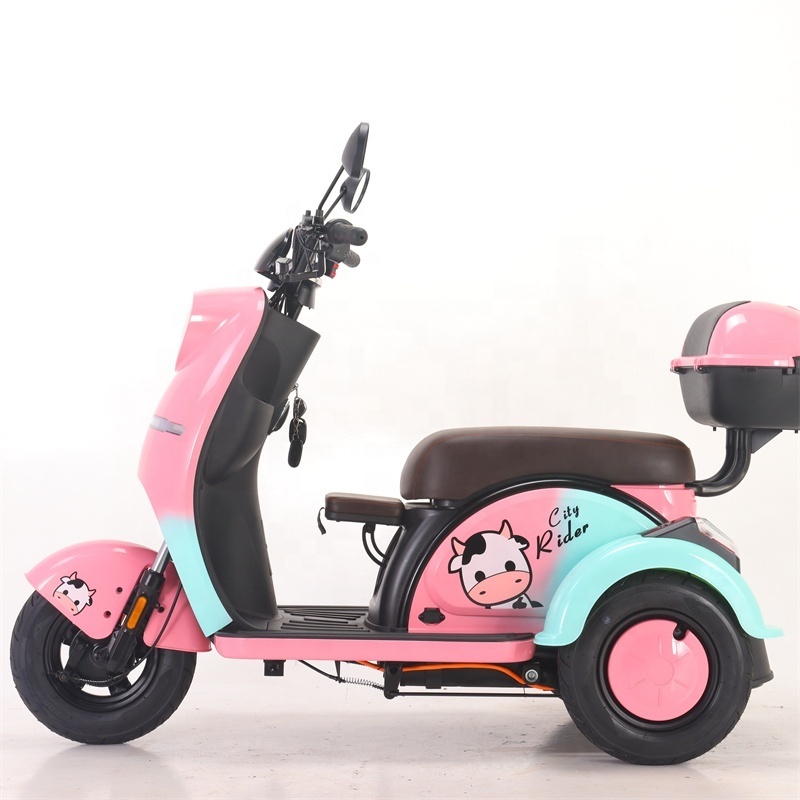 Factory Wholesale Scooters Three Wheels Four Wheels Tricycle Rickshaw Adult Electric Bicycle Tricycles For Women