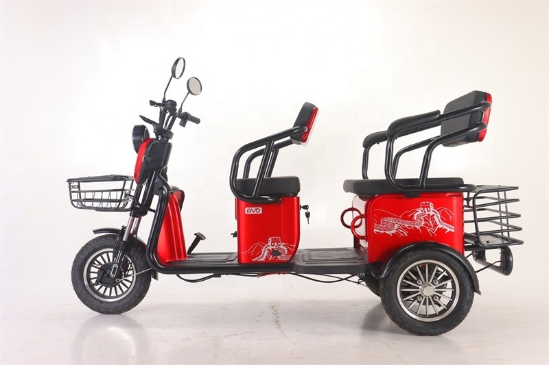 Factory supply  adults 650W 3 wheel car cargo passenger double use electric chinese electric tricycle fat tire electric tricycle