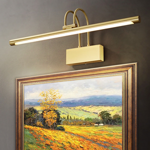 Modern IP65 waterproof led bathroom  brass picture lights wall light for picture frame wall picture light