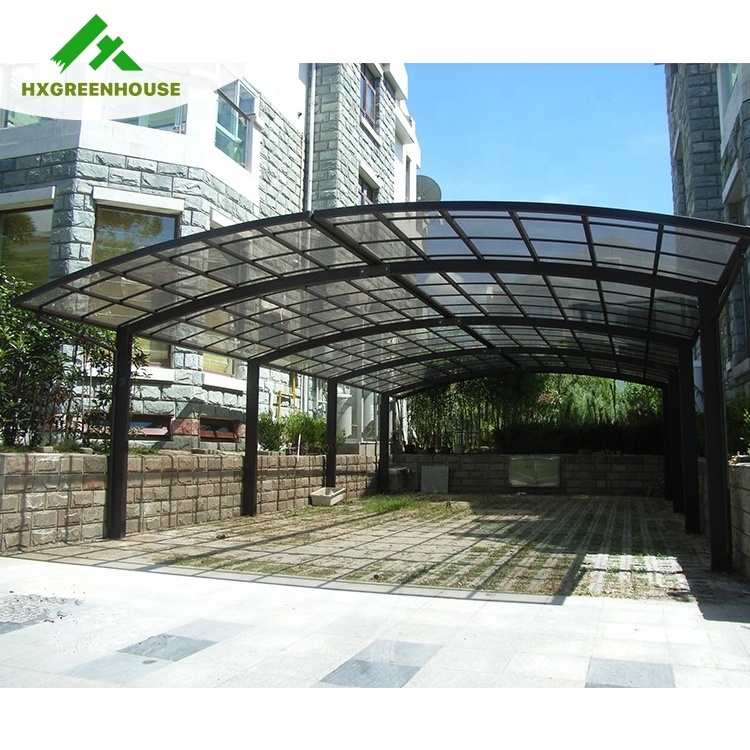 High quality 10 x 30 heavy duty strong wind resistant door used driveway gate canopy carports carport for sale