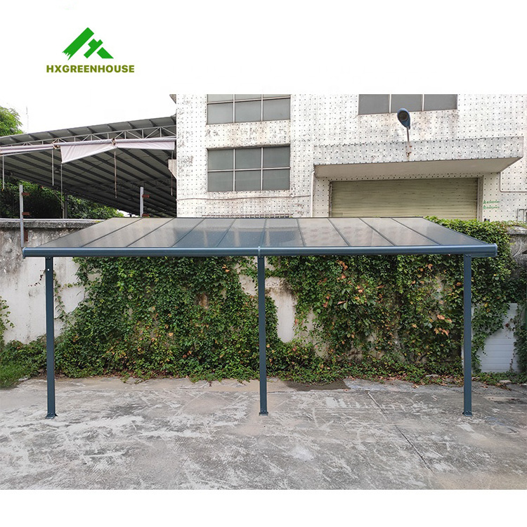 Awning Parts Canopy Flat Roof Panels Frame Polycarbonate Pergola Attached House Lowes Metal Garages, Canopies & Carports 6mm-8mm