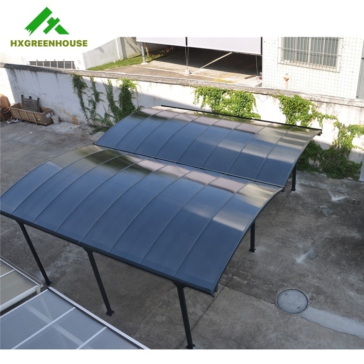 Factory specializing made polycarbonate roof Carports car parking shed roof car parking shed Waterproof Carport Shutter Roof