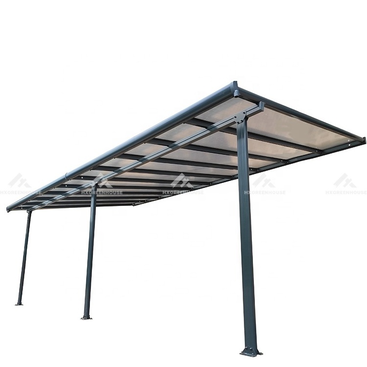 Gazebo Outdoor Polycarbonate Roof Door Canopy Awning Garden Fireproof Window Shed Slide Retractable Patio Cover