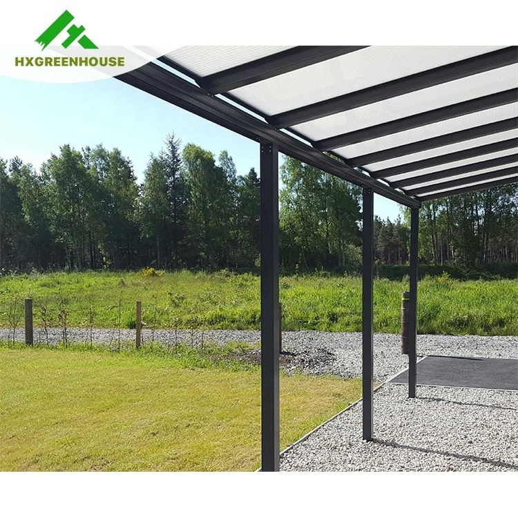 Rain canopies polycarbonate waterproof garden roof door patio outdoor awning canopy with aluminum canopy