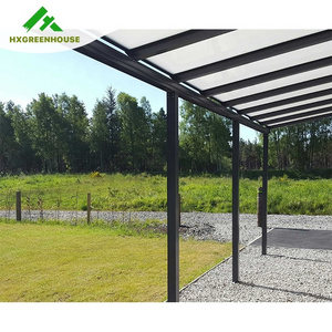 Rain canopies polycarbonate waterproof garden roof door patio outdoor awning canopy with aluminum canopy