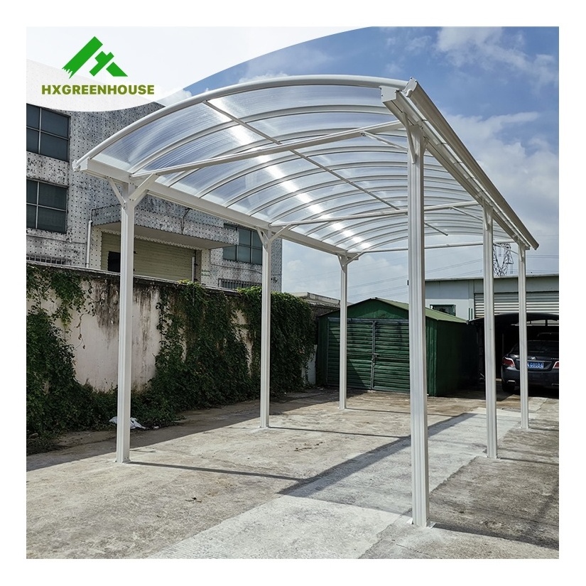 Single aluminium build rv canopy 4x10m alluminio prezzi dome frame wash carports car port single slope alu carport