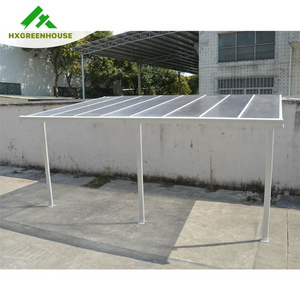 Sturdy aluminium polycarbonate patio cover, balcony canopy, outdoor patio covering