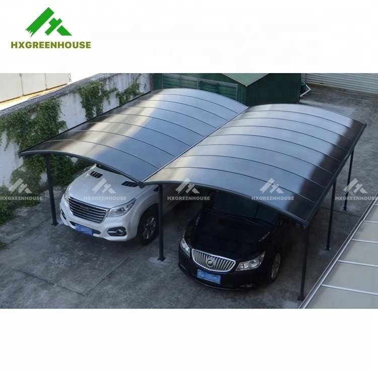 Factory specializing made polycarbonate roof Carports car parking shed roof car parking shed Waterproof Carport Shutter Roof