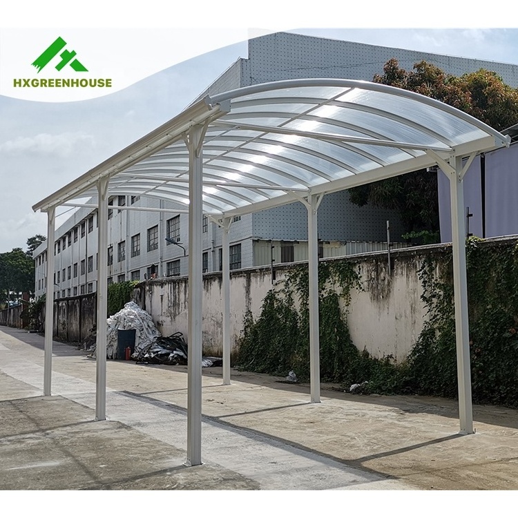 Single aluminium build rv canopy 4x10m alluminio prezzi dome frame wash carports car port single slope alu carport