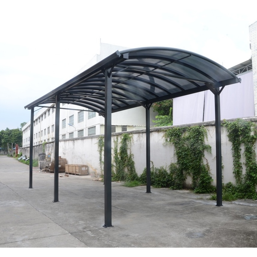 Single aluminium build rv canopy 4x10m alluminio prezzi dome frame wash carports car port single slope alu carport