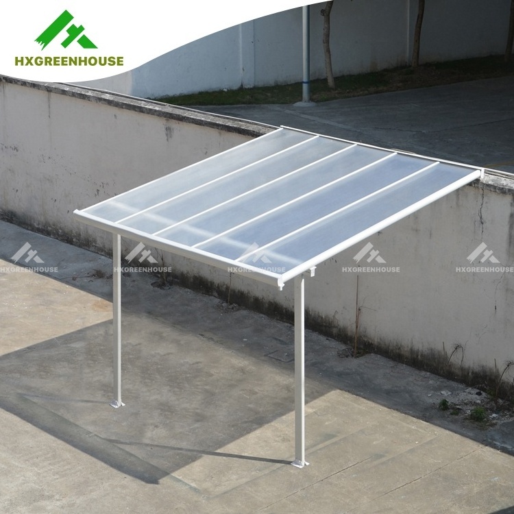 Rain canopies polycarbonate waterproof garden roof door patio outdoor awning canopy with aluminum canopy