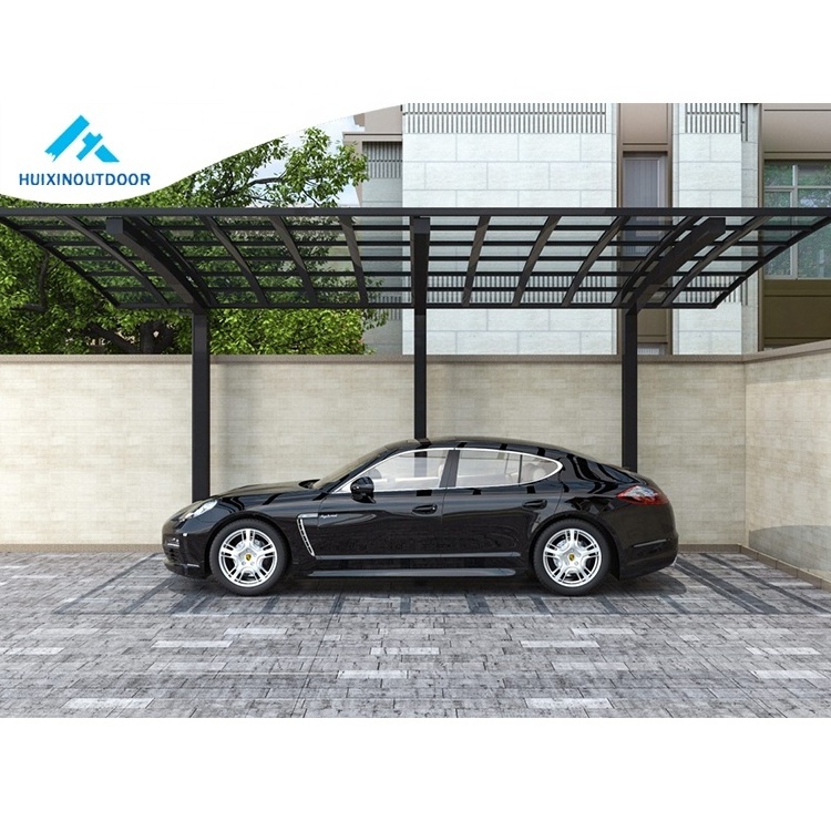 Carport Storage Manufacturer Waterproof Plegable Electric Auto Flat Roof Kit Car Port Aluminum Polycarbonate Carport Canopy