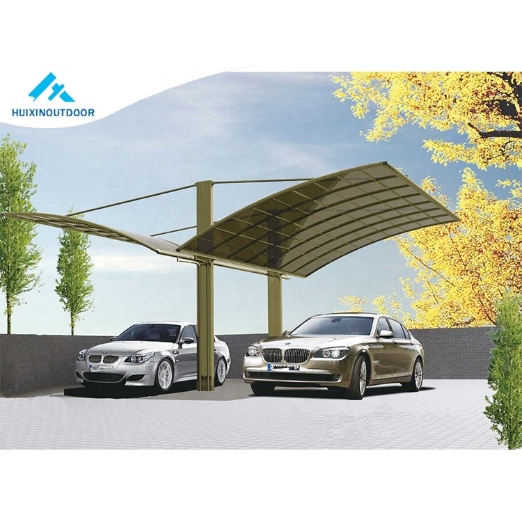 High Quality Aluminum Kit Canada Pv Canopy Garage Port Shed Umbrella For Car Parking Carport Cover