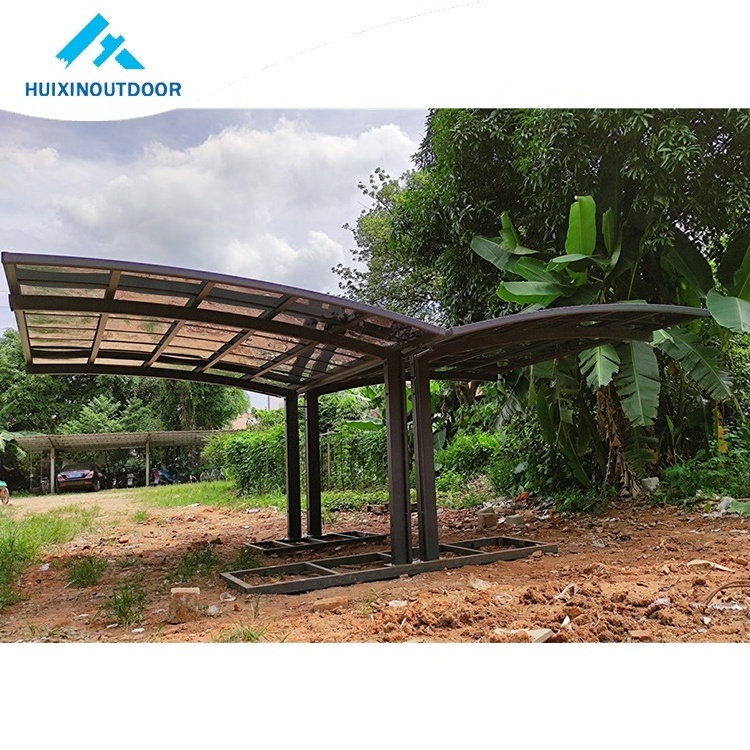 High Quality Aluminum Kit Canada Pv Canopy Garage Port Shed Umbrella For Car Parking Carport Cover