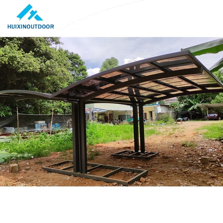 High Quality Aluminum Kit Canada Pv Canopy Garage Port Shed Umbrella For Car Parking Carport Cover