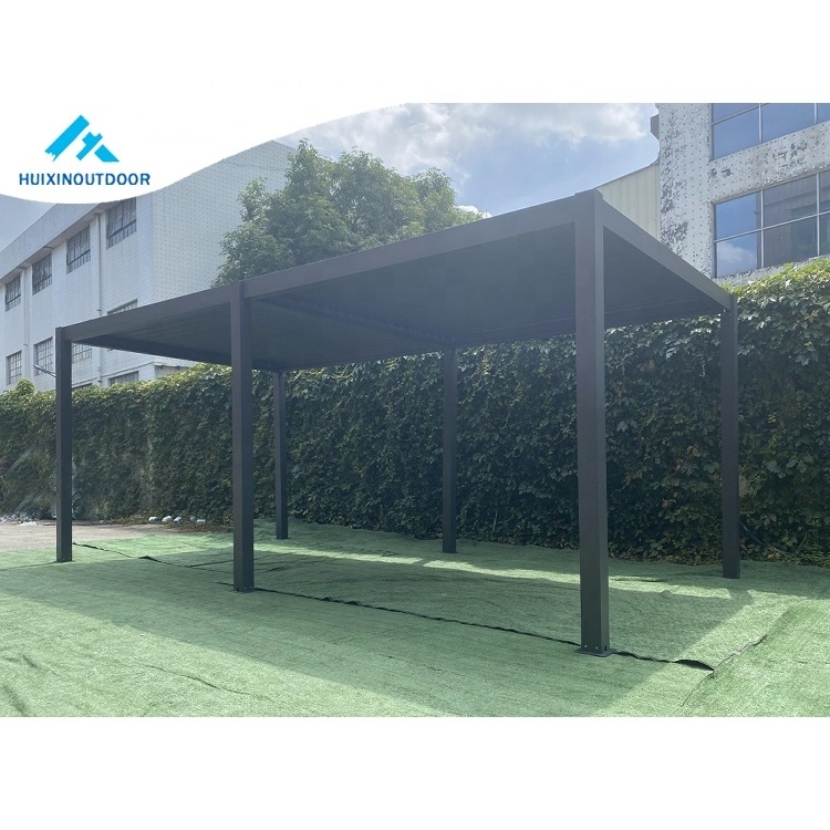 Screen printed profil arche pavilion solar panel umbrella gazebos wall mounted rectangle remote control pergola